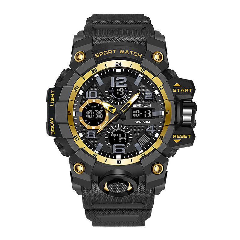 Men Dual Display Quartz Sports Watches