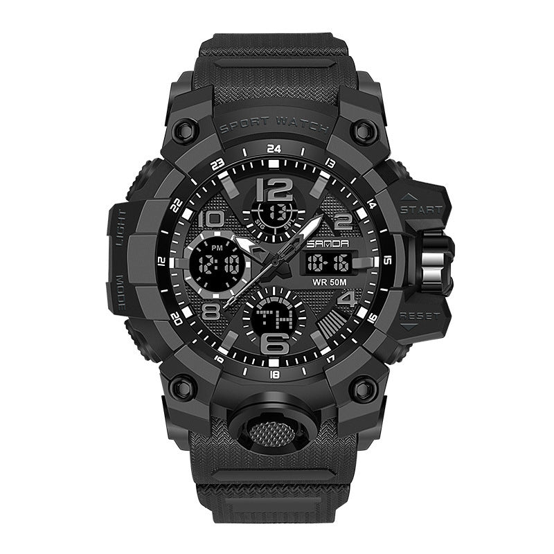 Men Dual Display Quartz Sports Watches