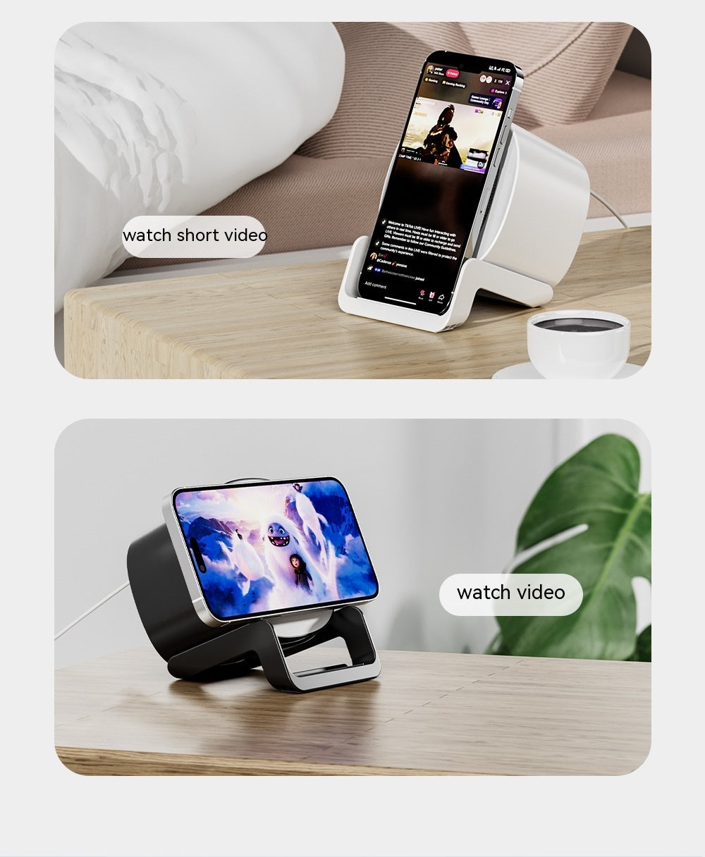 Mobile Phone Holder Wireless Charger Bluetooth Audio