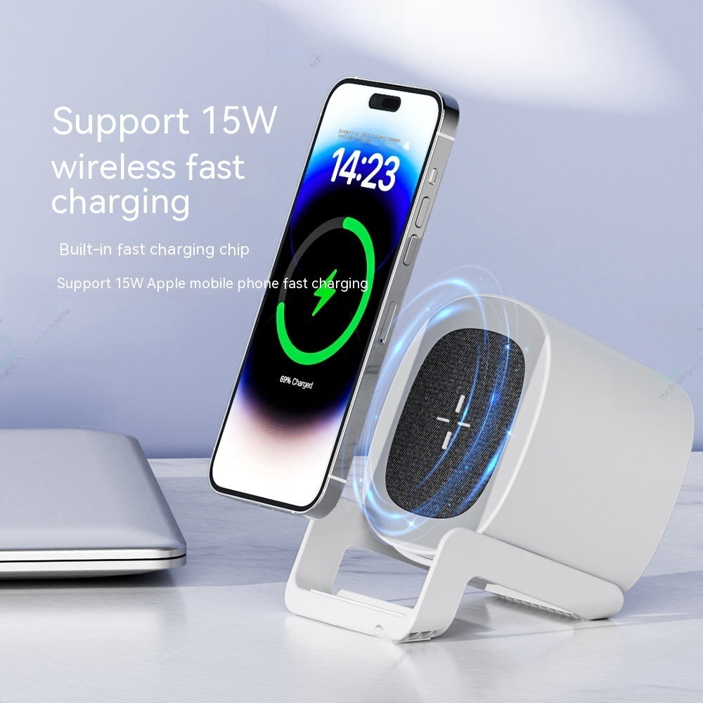 Mobile Phone Holder Wireless Charger Bluetooth Audio